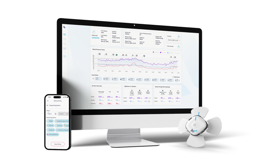 Biobeat's Cuffless Blood Pressure Monitoring System